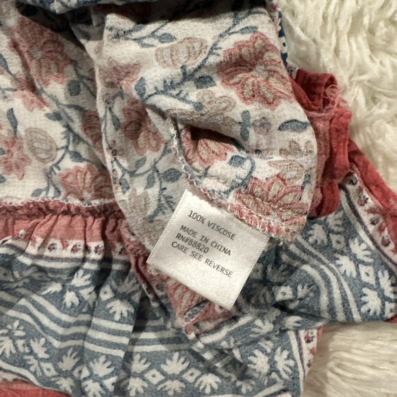 Rachel Zoe womens Small boho tunic v neck priarie cottage - Picture 10 of 13